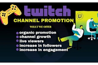 promote your trovo and twitch channel to gain a real audience emotes vtuber