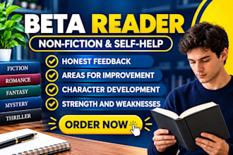 beta read, critique, and provide feedback on your writing