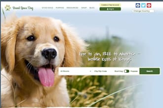 design wix dog breeder website purebred dog breeder dog kennel business website