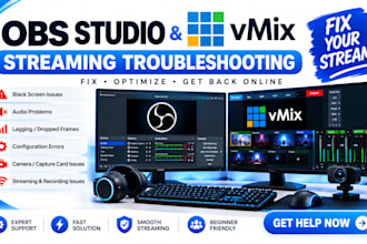 troubleshoot obs studio and vmix streaming issues