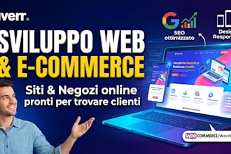 create a professional website or ecommerce for your business in italian