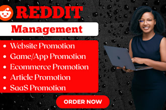 do reddit SEO post to promote website or app