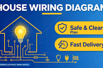 create electrical wiring diagram for house and shop