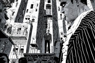 create graphic novel cover with custom artwork