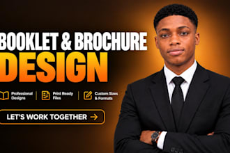 design a professional booklet brochure or program in affinity publisher