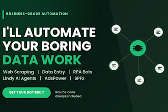 build web scraping  data entry adspower bot rpa spfx  lindy ai automation