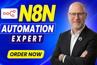 build n8n ai agent, openai, claude, ai chatbot and API integration workflows