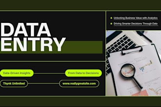 do excel data entry, web research, and data analytics