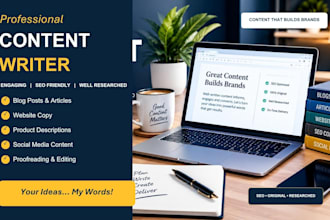 be your SEO content writer for blogs and websites