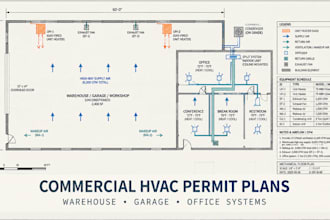 design pennsylvania commercial hvac heating and cooling permit plans