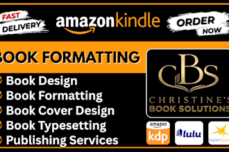 design and format book interior layout, book covers for publishing and print