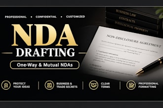 draft a professional non disclosure agreement