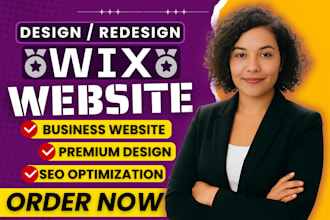 design a responsive wix business website