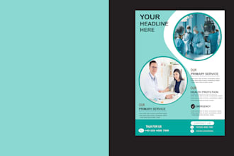 design a professional medical flyer for your healthcar