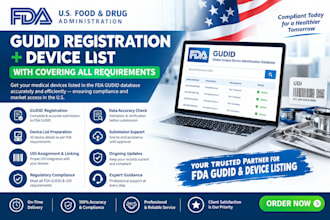 complete fda gudid registration for medical devices