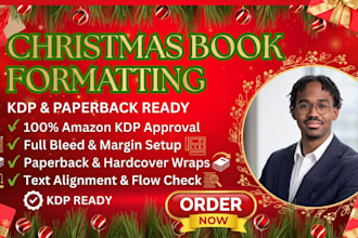 do christmas book formatting proofreading holiday ebook ghostwriting amazon kdp