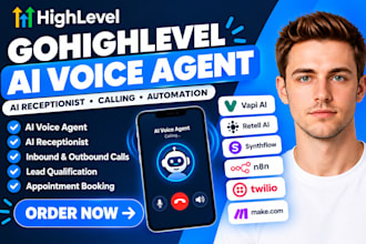 setup gohighlevel ai voice agent ai receptionist ai agent ghl automation