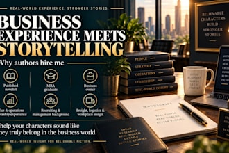 review your novel for business and workplace realism