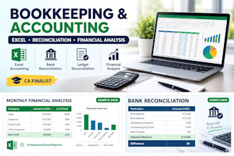 do bookkeeping and excel accounting
