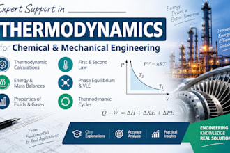 help with chemical and mechanical engineering thermodynamics