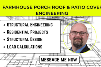 engineer your farmhouse porch roof and exterior patio cover