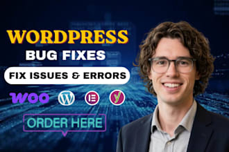 fix wordpress errors, plugin bugs, elementor issues, and site speed issues
