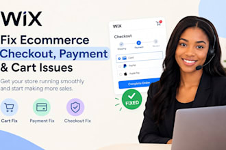 fix wix ecommerce checkout  fix wix payment cart issues