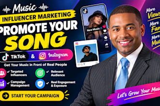 promote your song with tiktok and instagram influencers
