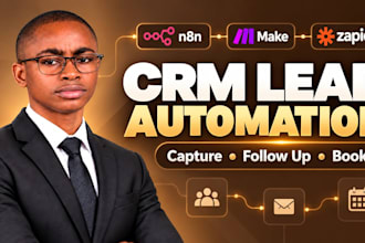 build n8n CRM automation and lead follow up workflows
