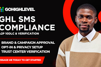 setup gohighlevel a2p 10dlc SMS compliance and phone verification