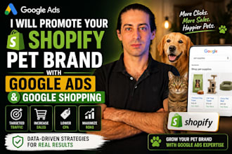 setup and manage high converting google ads for pet ecommerce