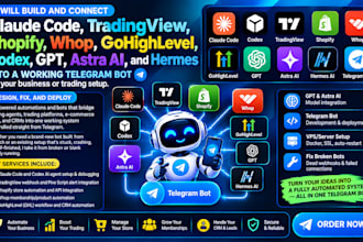 claude code tradingview shopify whop ghl codex gpt6 astra ai hermes telegram bot