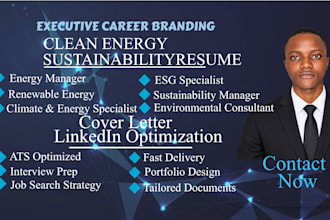 write renewable energy engineer environmental sustainability manager resumes