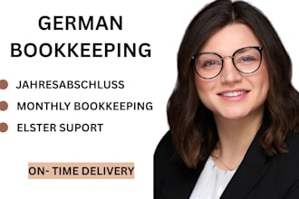 do german bookkeeping, accounting and tax support for your business