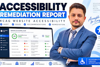 provide a website accessibility remediation report