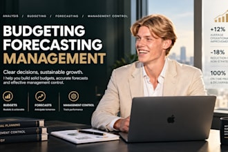 create a budget and financial forecast for your business