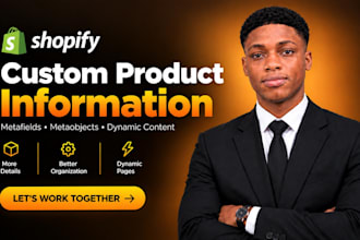 set up shopify metafields and metaobjects for your products