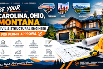be your carolina, ohio, montana civil and structural engineer to permit approval