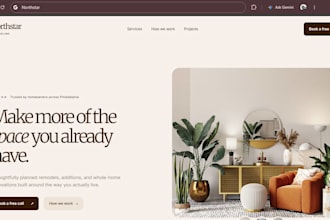 design a custom website for your remodeling or renovation company