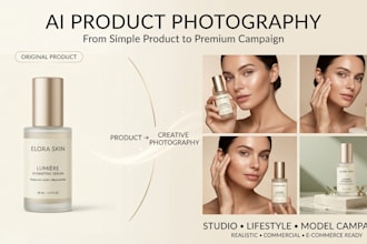 create ai product photography for your beauty brand