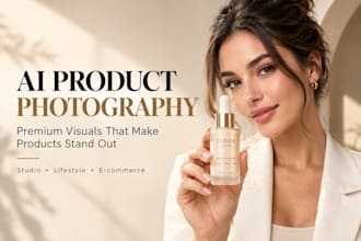 create ai product photography for your beauty brand