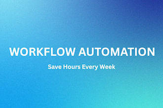 automate your business workflow using zapier or make