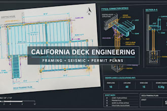 design california residential adu foundation plans and structural calculations