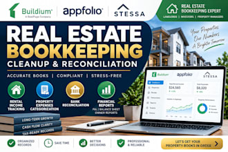 do buildium appfolio stessa cleanup and real estate property bookkeeping