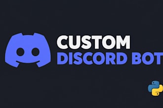 develop a custom discord bot in python