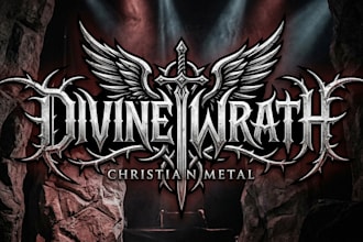 create christian metal,  heavy metal, rock and band logo