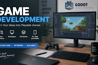 develop custom game mechanics and prototypes in godot