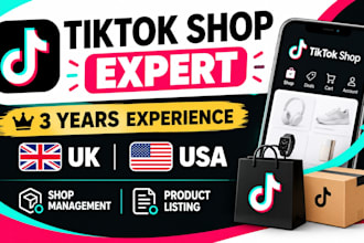 be your tiktok shop expert VA for UK and USA