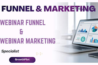 build your webinar funnel and do webinar marketing to increase registrations