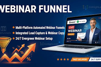 build an automated webinar sales funnel to sell your courses or offers